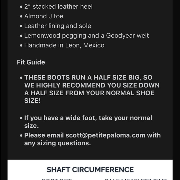 Petite Paloma boots. Ladies Size 6. - Picture 10 of 11